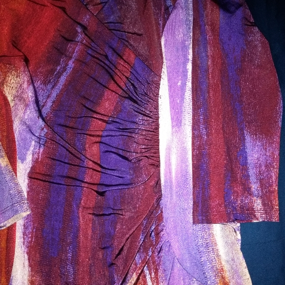 Bold, Electric, & Vibrant Abstract Dress - Picture 4 of 10